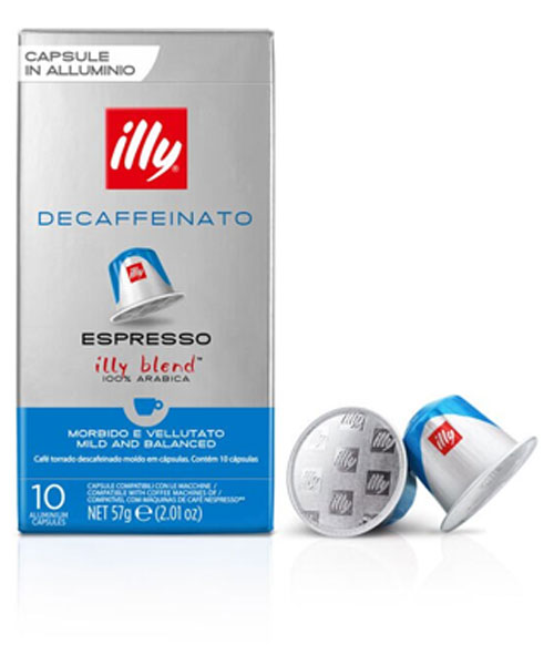 Acquista online - 10 Capsule ILLY compatibili Nespresso® - Decaffeinato -  Coffee Matic Shop
