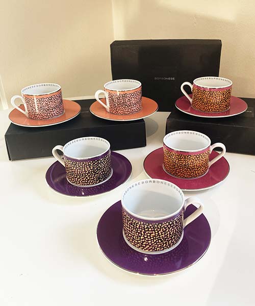 Set 2 tazze da tè in porcellana - Borbonese Cangiante - Coffee Matic Shop