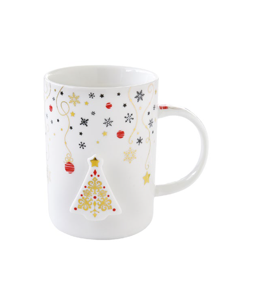 Tazza Colazione White Christmas 